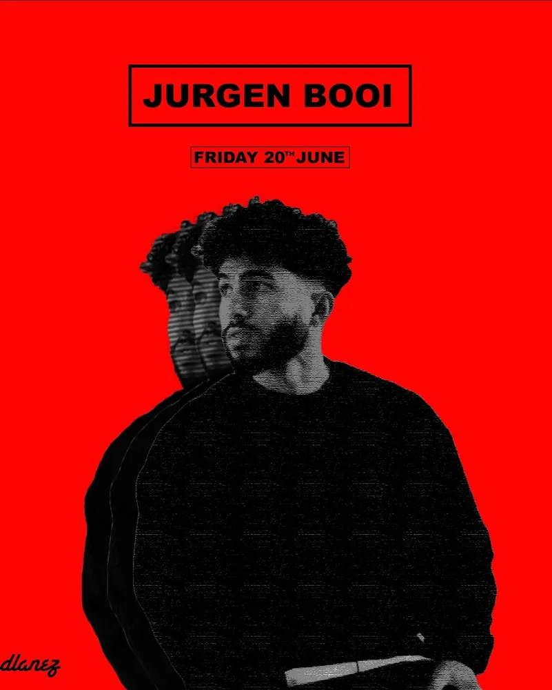 Flyer: Jurgen Booi, Headline night