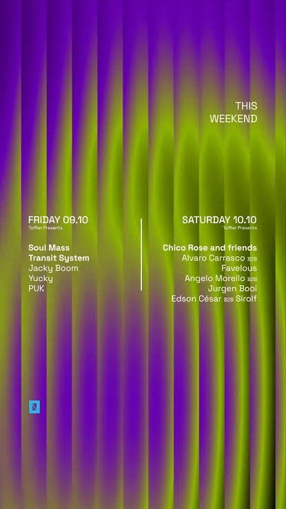 Flyer: Chico Rose and Friends, Toffler, Rotterdam